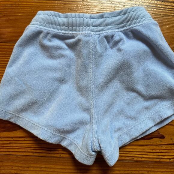 Polo Ralph Lauren blue terrycloth pink trim drawstring shorts SIZE 5 - Picture 5 of 5